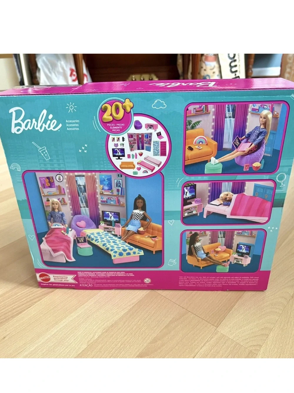 Barbie College Dorm Room Playset Big City Big Dreams w/ Furniture & Accessories
